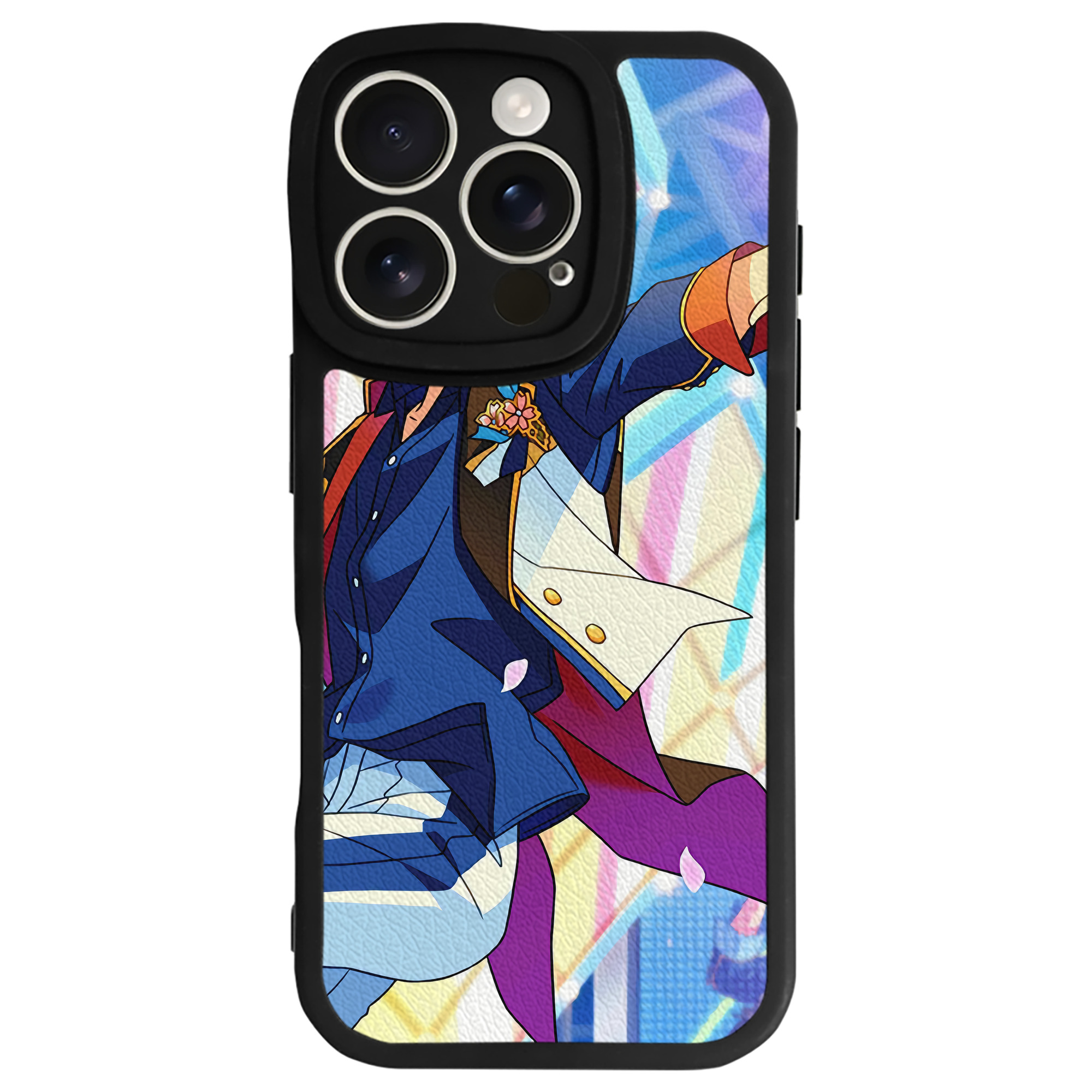 （画像用） あんさんぶるスターズ! Ensemble Stars 【iPhone 16シリーズ対応】シリコンスマホケース（レザー調） 材質：シリコン